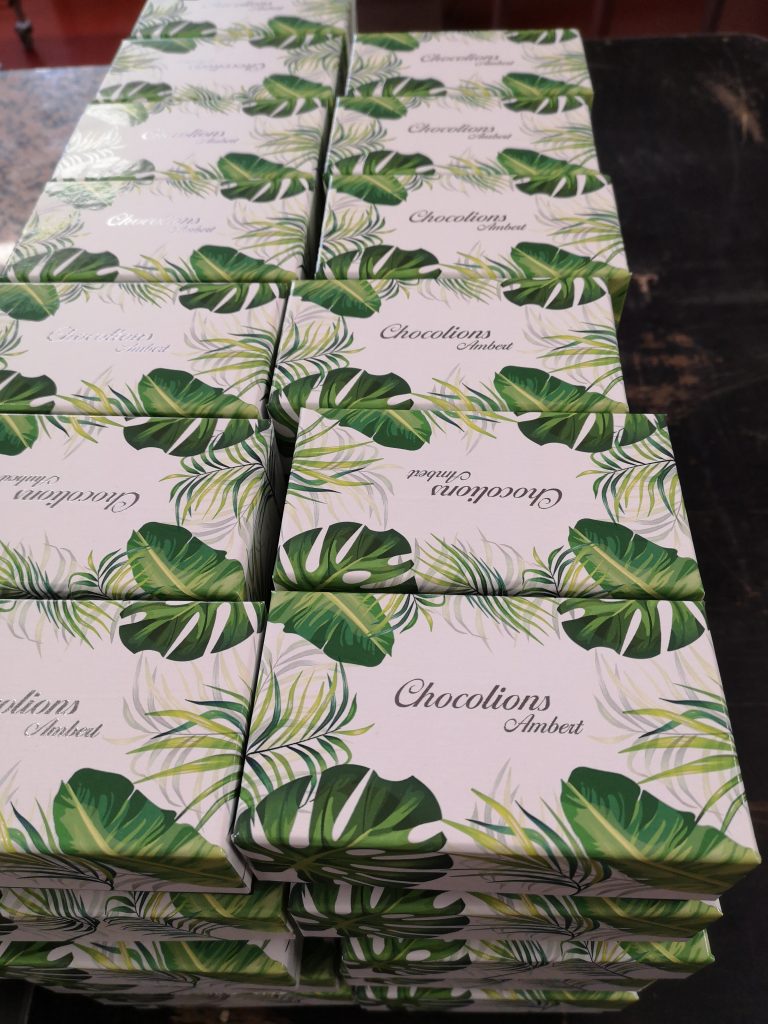 Boîtes de chocolats artisanaux Les Chocolions